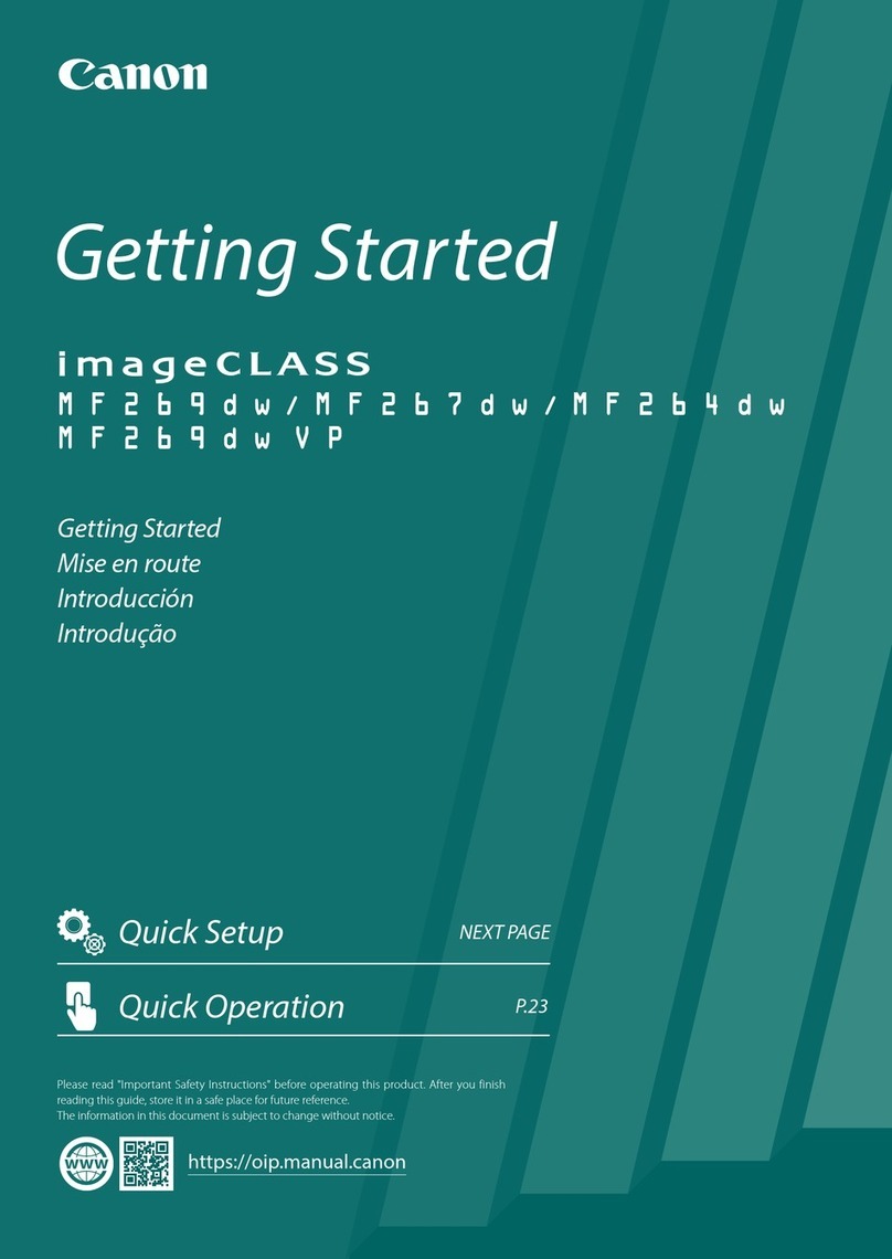 Canon imageCLASS MF269dw User manual