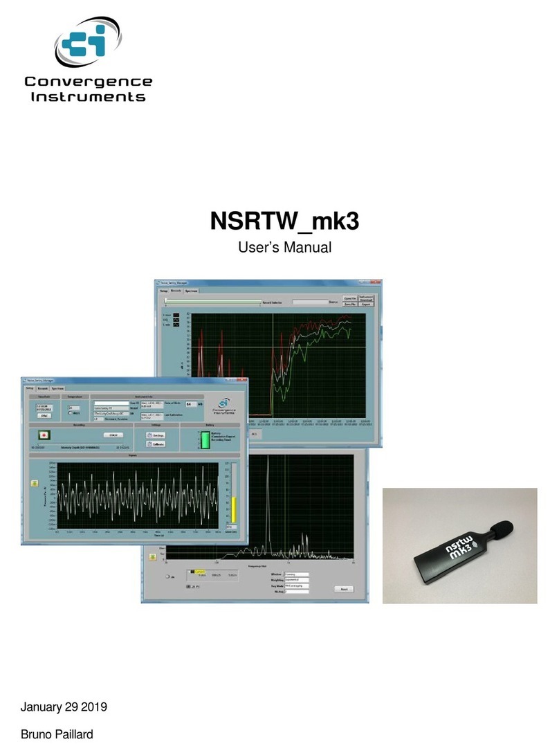 Convergence Instruments NSRTW mk3 User manual