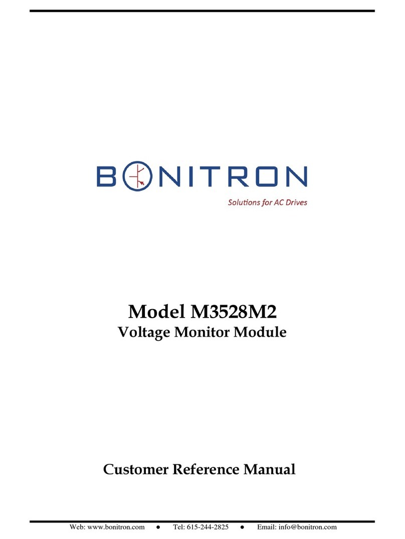 bonitron M3528M2 Customer Reference Manual