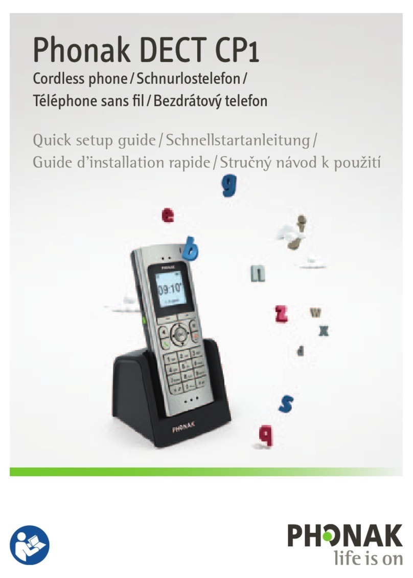 Phonak CP1 User manual