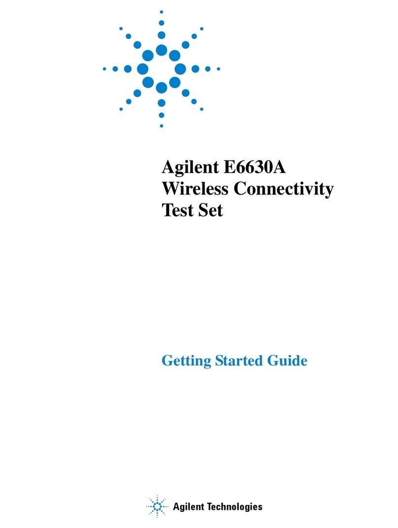 Agilent Technologies E6630A User manual