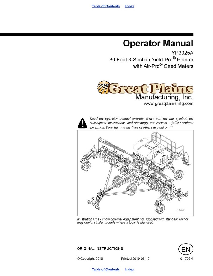 GREAT PLAINS YP3025A User manual