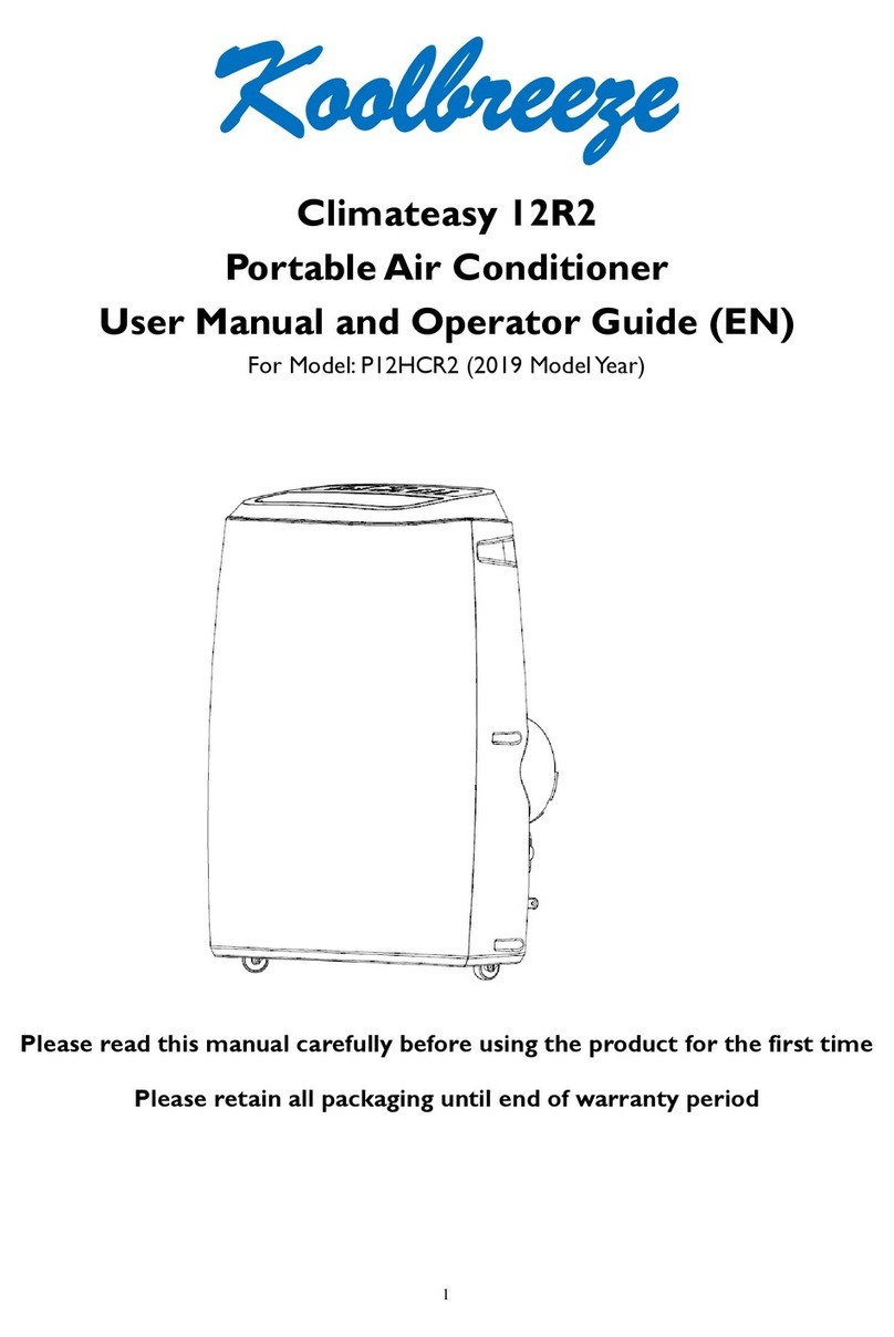 Koolbreeze Climateasy 12R2 User manual