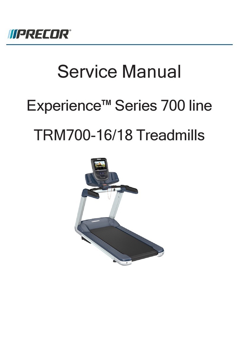 Precor Experience 700 line Series User manual