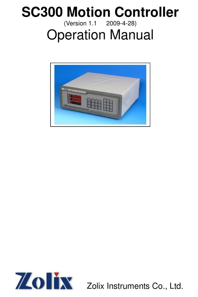 Zolix Instruments SC300 Operation manual