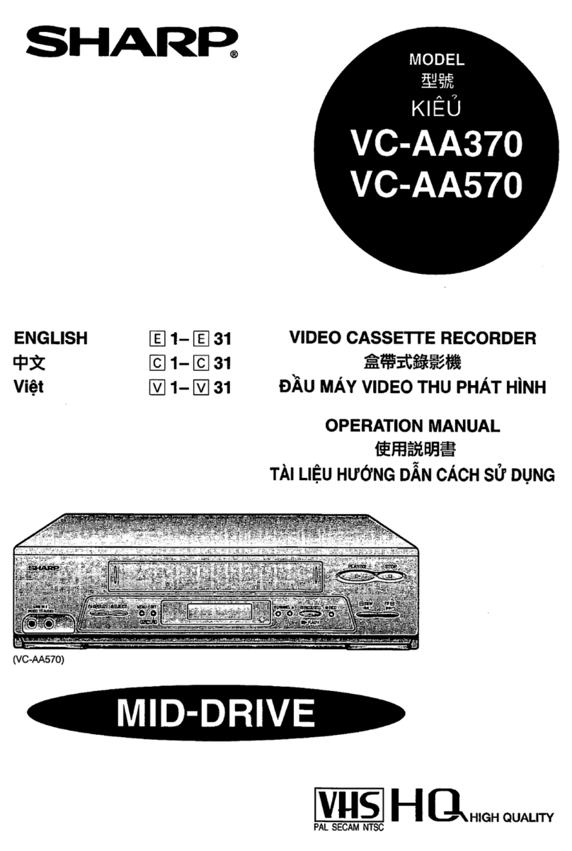 Sharp VC-AA370 User manual Sharp VC-AA370 User manual