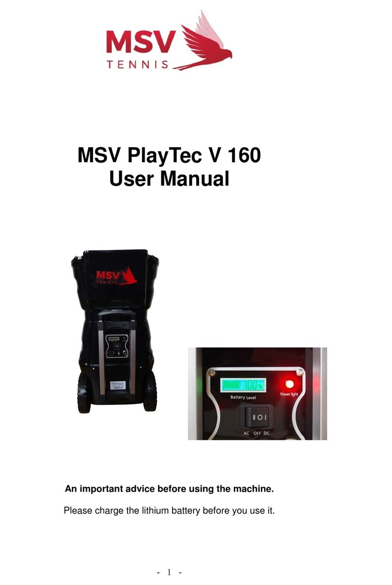MSV PlayTec V 160 user manual