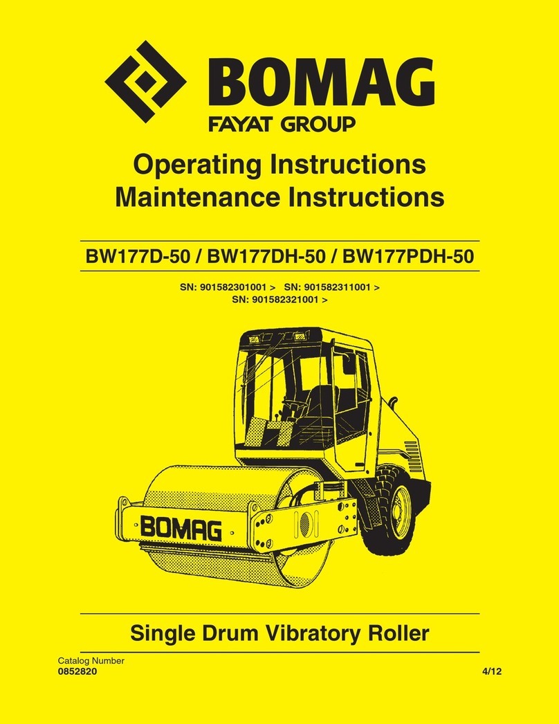 Fayat Group BOMAG BW177D-50 Instructions for use