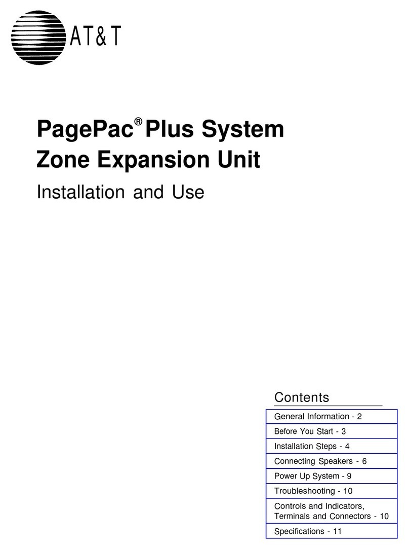 AT&T PagePac Plus Installation and use