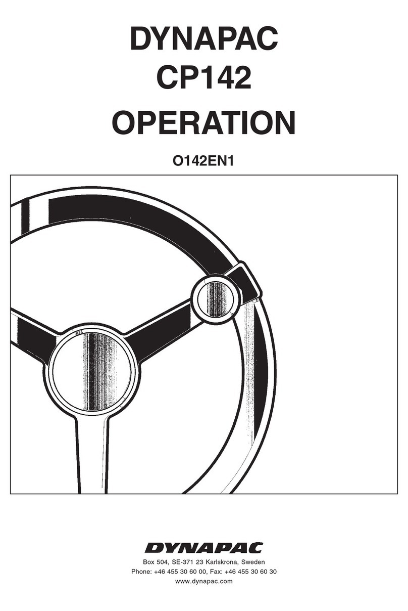 Dynapac CP142 Operation