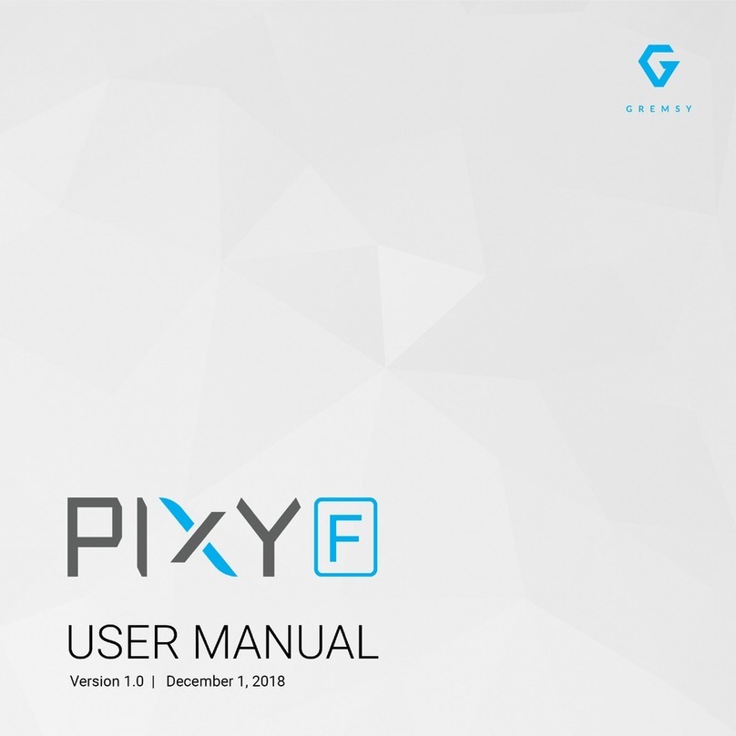 GREMSY PIXY F User manual