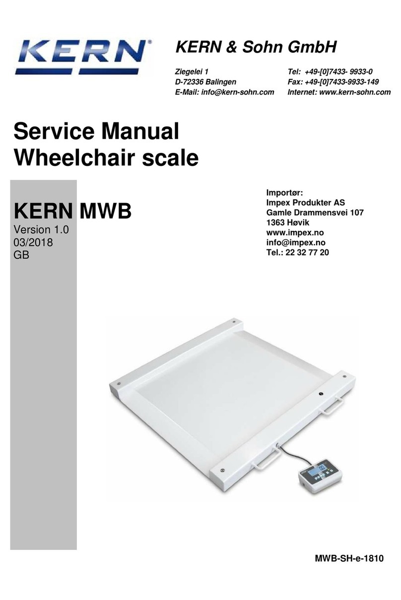 KERN MWB series User manual