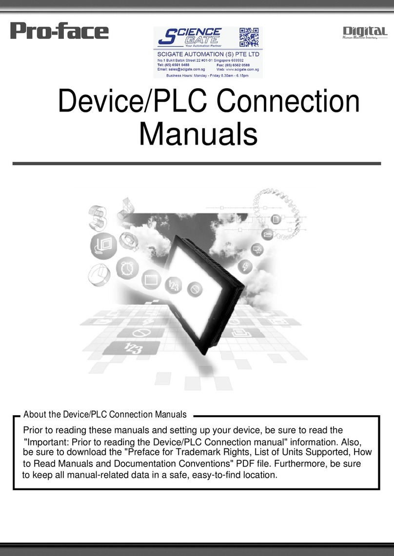 Pro-face GP77R Series Instruction manual Pro-face GP77R Series Instruction manual