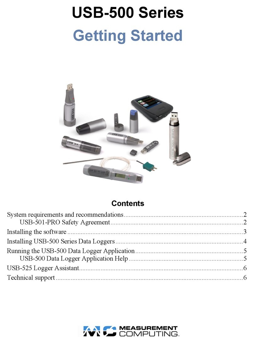 Measurement Computing USB-500 Series Getting started
