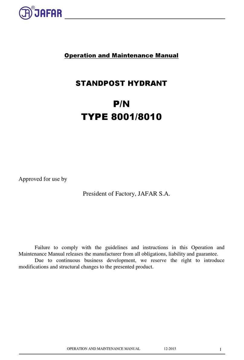 Jafar 8010 Operation and maintenance manual Jafar 8010 Operation and maintenance manual