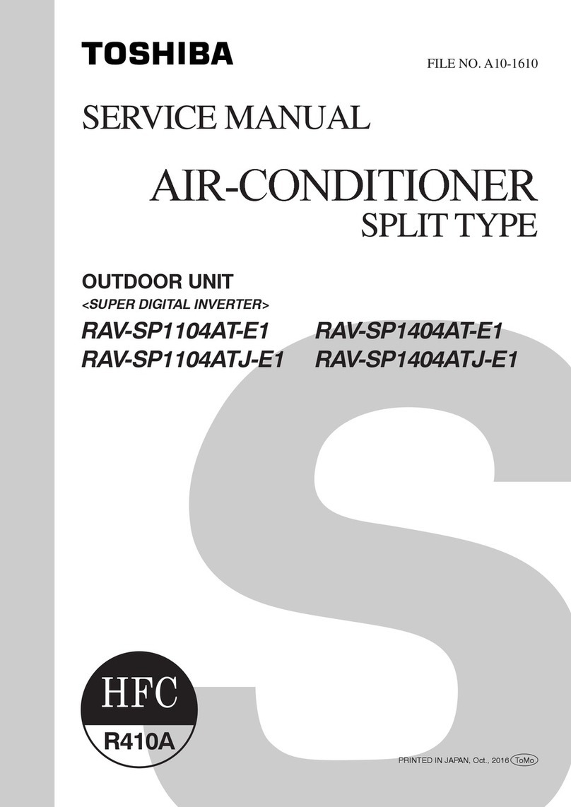 Toshiba RAV-SP1404AT-E1 User manual