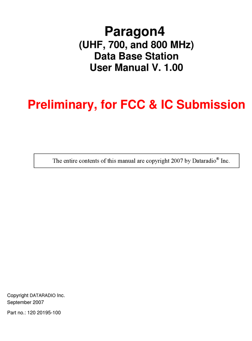 Dataradio Paragon4 user manual