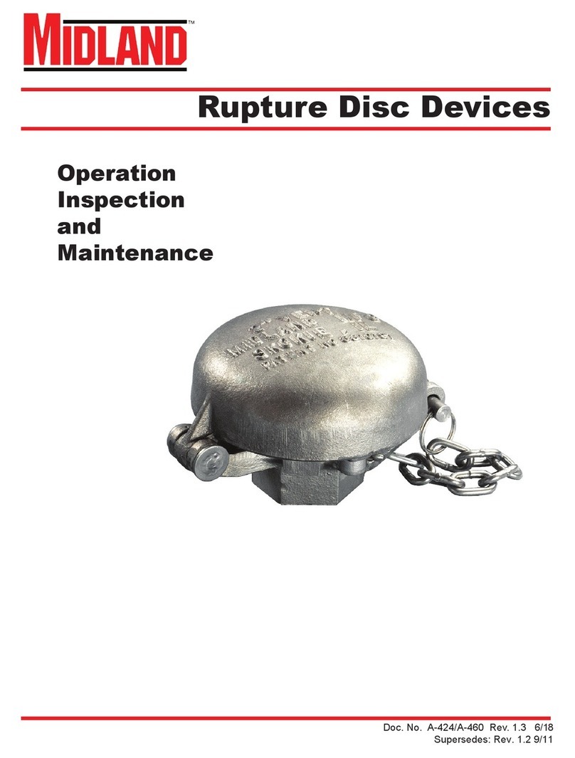 Midland Rupture Disc Device Operation Inspection and Maintenance