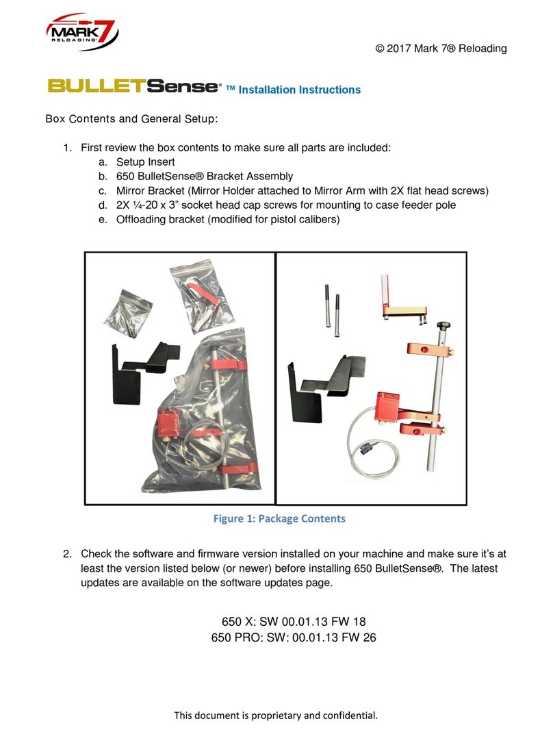 Mark 7 Bullet Sense installation instructions