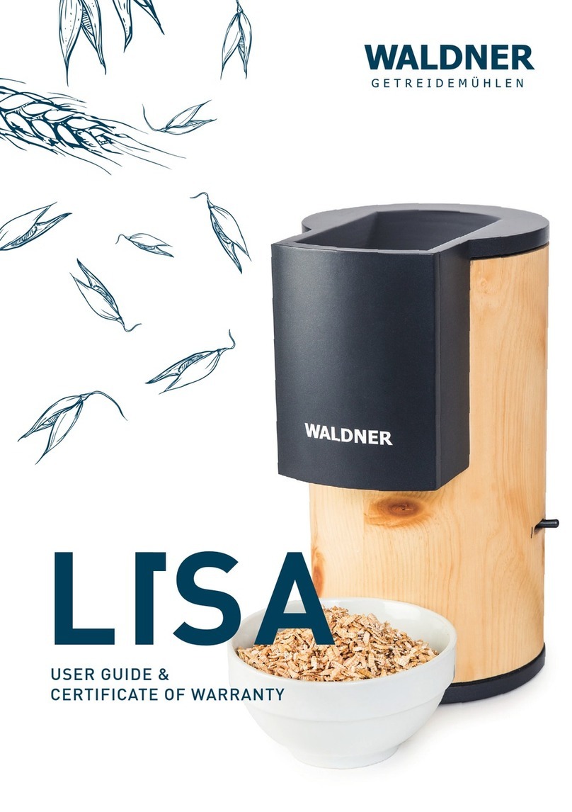 WALDNER Lisa User guide & certificate of warranty