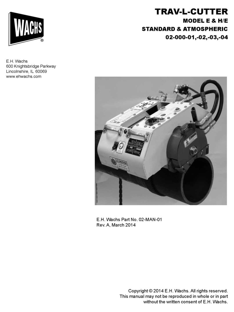 Wachs Trav-L-Cutter HE user manual