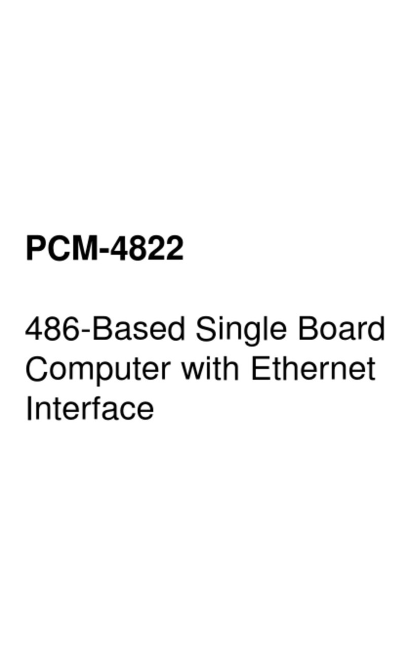 Advantech PCM-4822 User manual Advantech PCM-4822 User manual