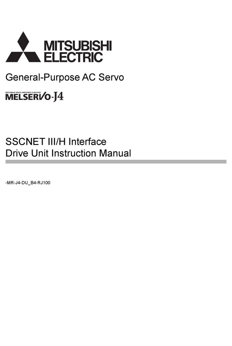 Mitsubishi Electric Melservo-J4 MR-J4-DU*B4-RJ100 Series instruction manual