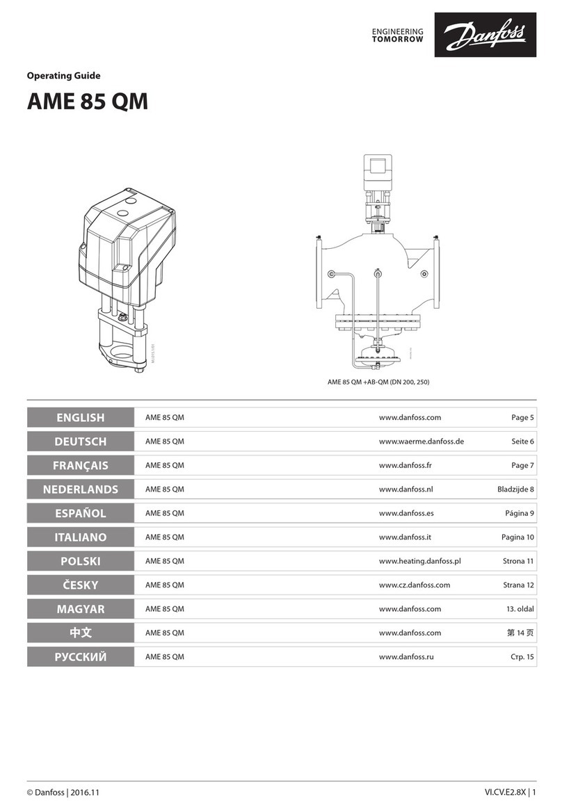 Danfoss AME 85 QM operating guide