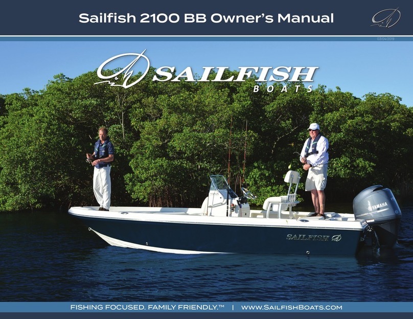 Sailfish 2100 BB owner's manual