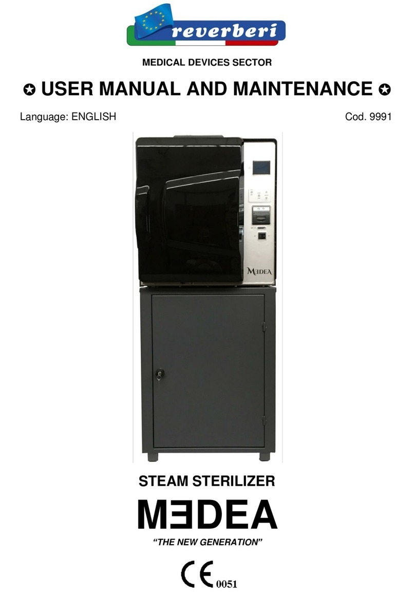 Reverberi MEDEA User manual and maintenance Reverberi MEDEA User manual and maintenance