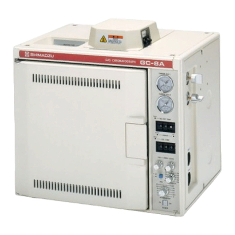 Shimadzu GC-8A Series User manual