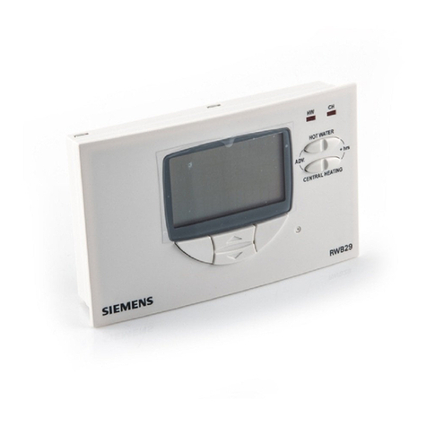 Siemens RWB29Si User manual