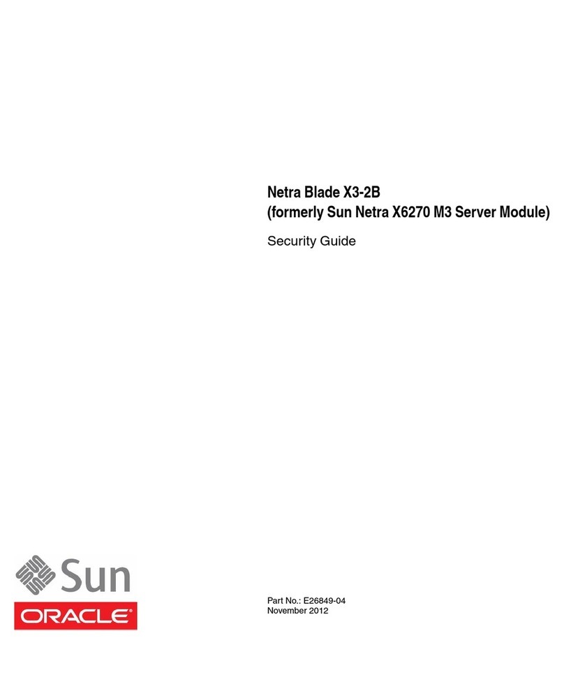 Sun Oracle Sun Blade X3-2B User manual