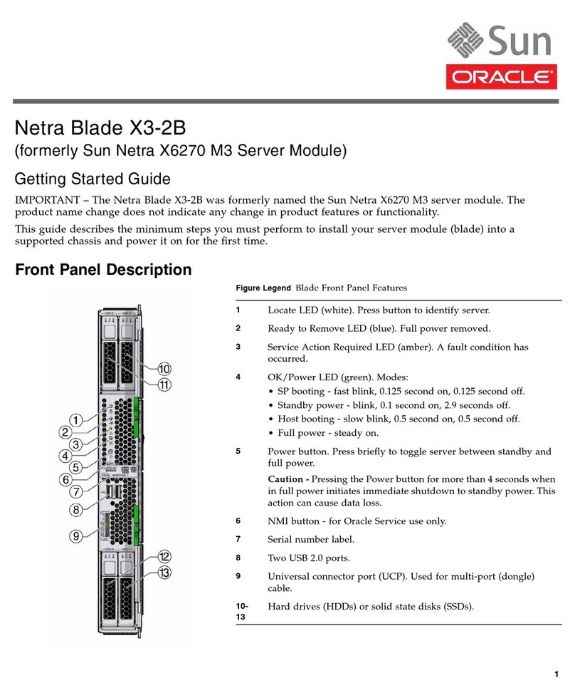 Sun Oracle Sun Blade X3-2B User manual