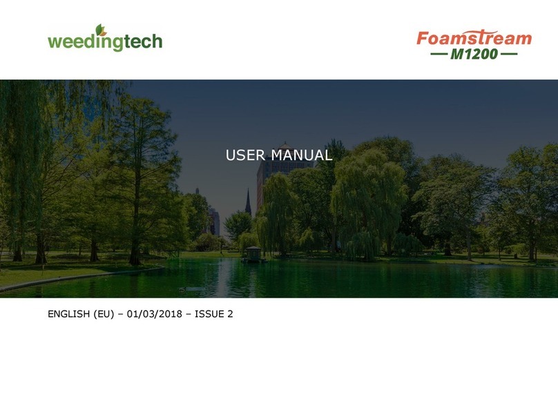 weedingtech FoamStream M1200 User manual