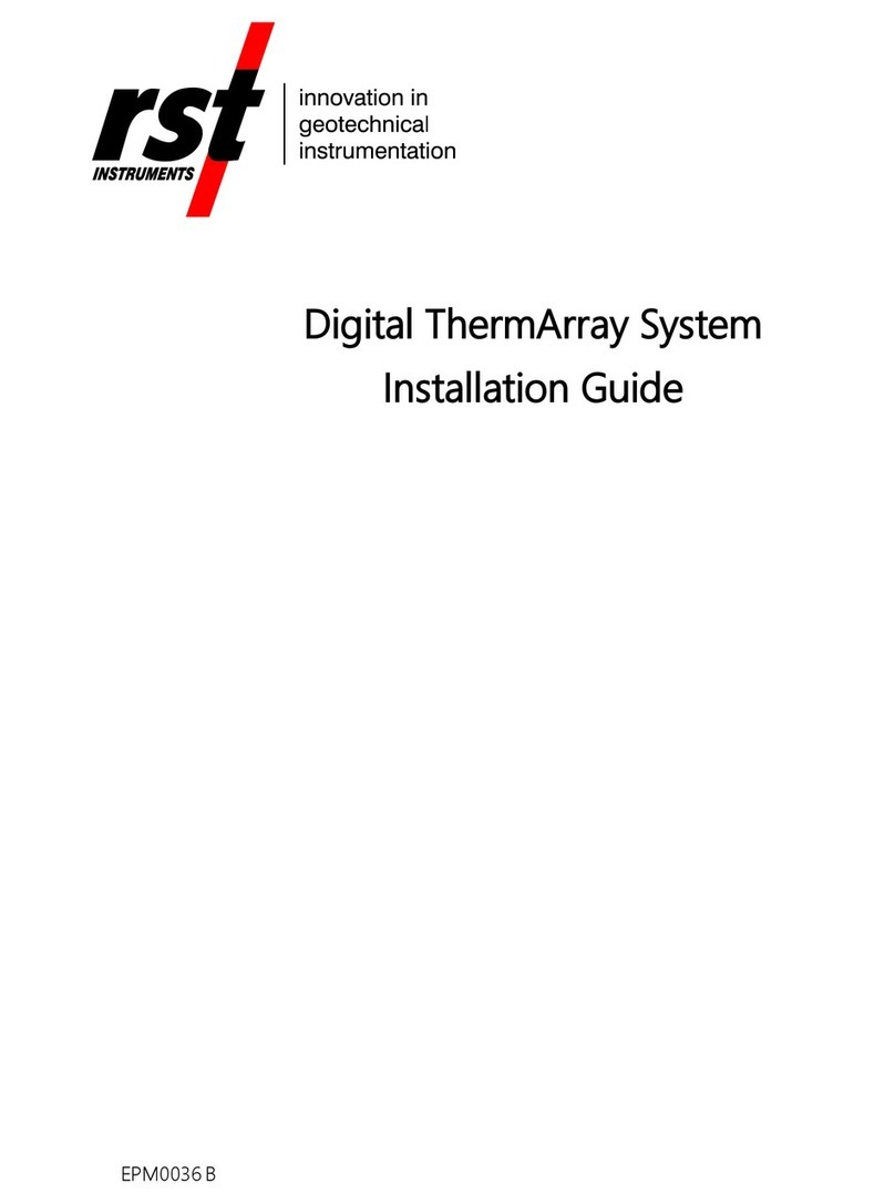 RST Instruments Digital ThermArray System User manual