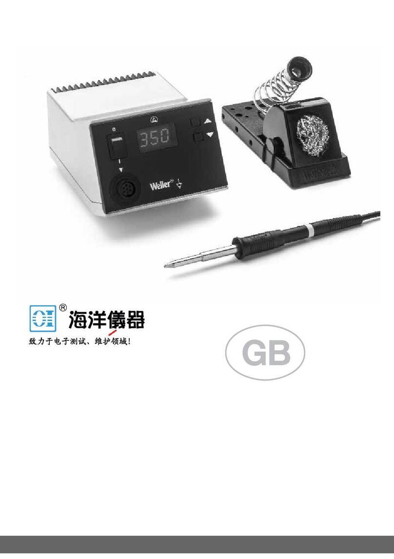 Weller WSD 121 quick start guide