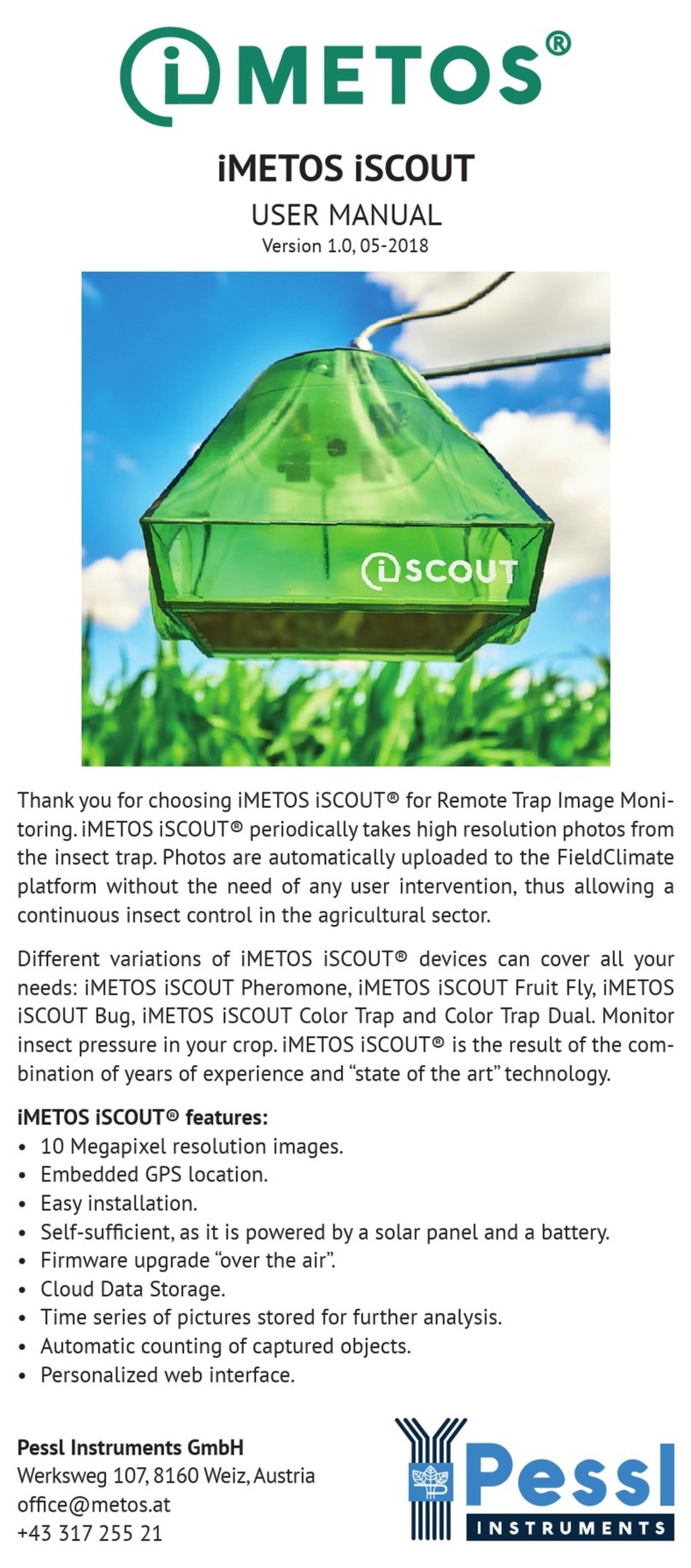 Pessl iMETOS iSCOUT user manual