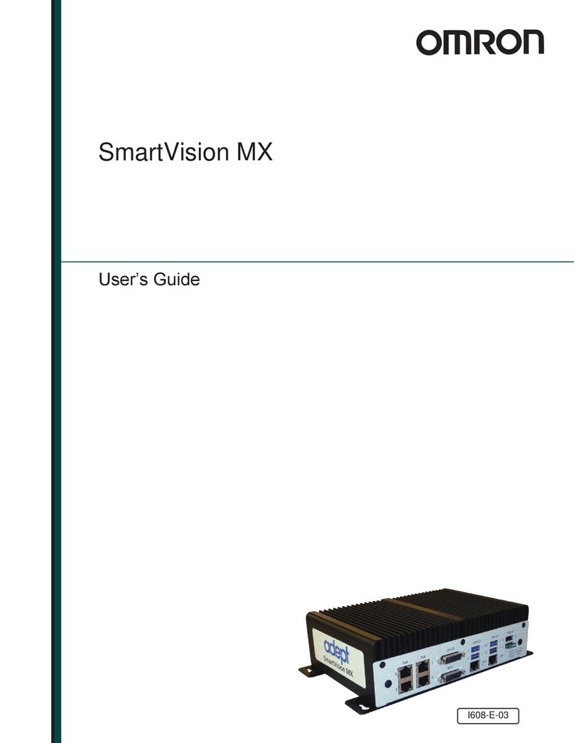 Omron SmartVision MX User manual
