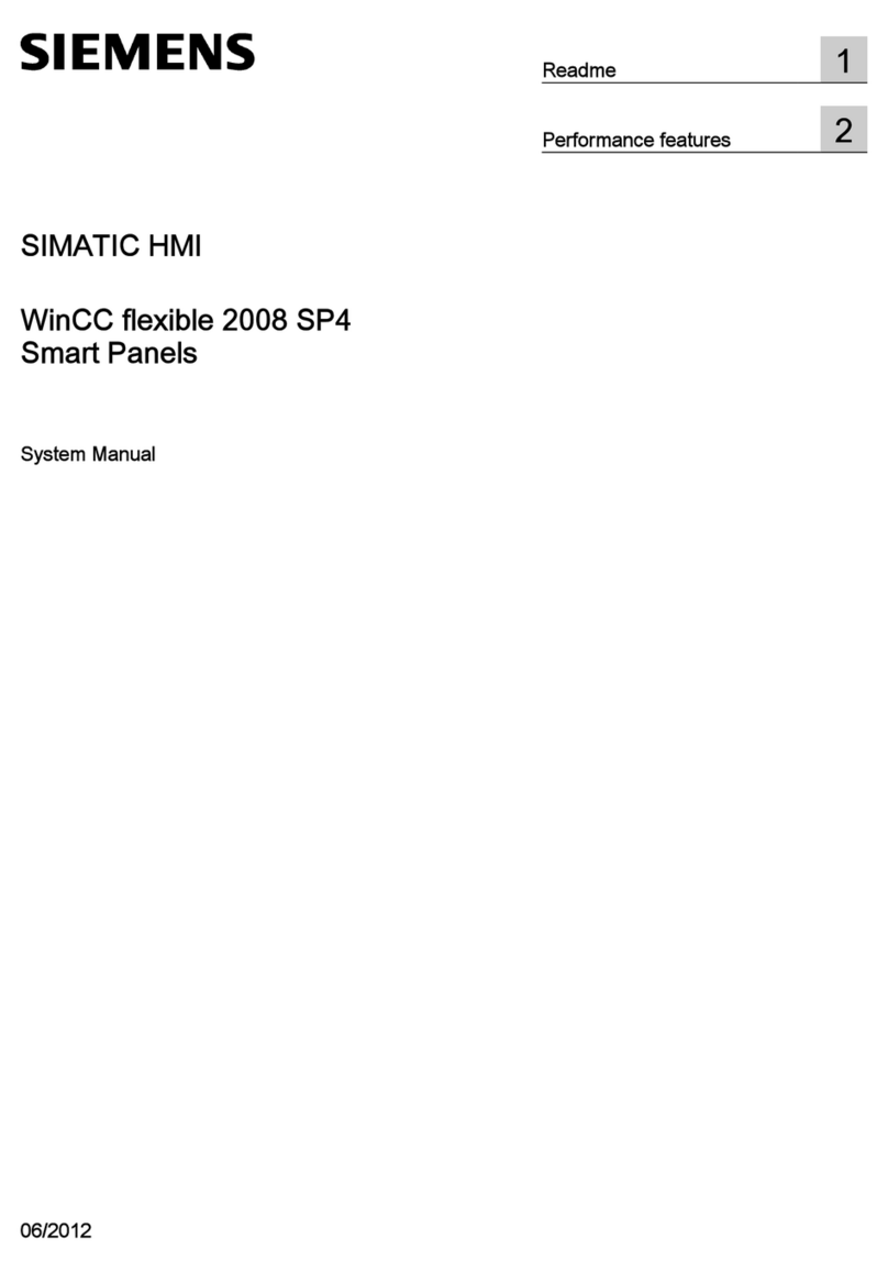Siemens SIMATIC WinCC flexible 2008 SP4 User guide