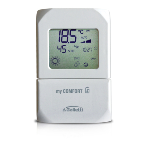 Galletti Mycomfort Base User manual