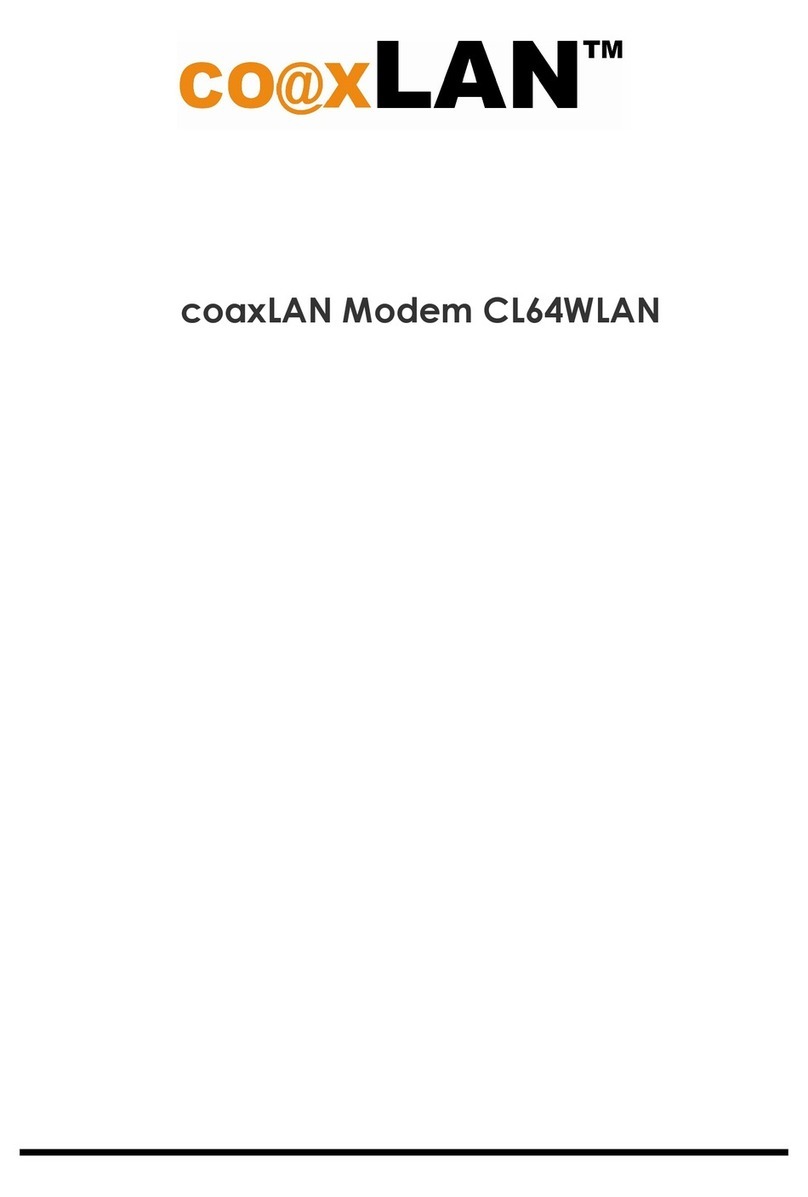 coaxLAN CL64WLAN User manual