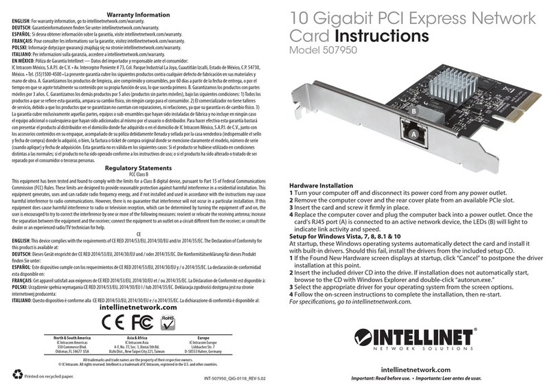 Intellinet 507950 instruction manual