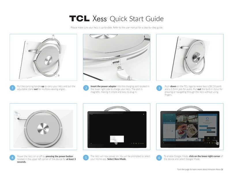 TCL Xess quick start guide