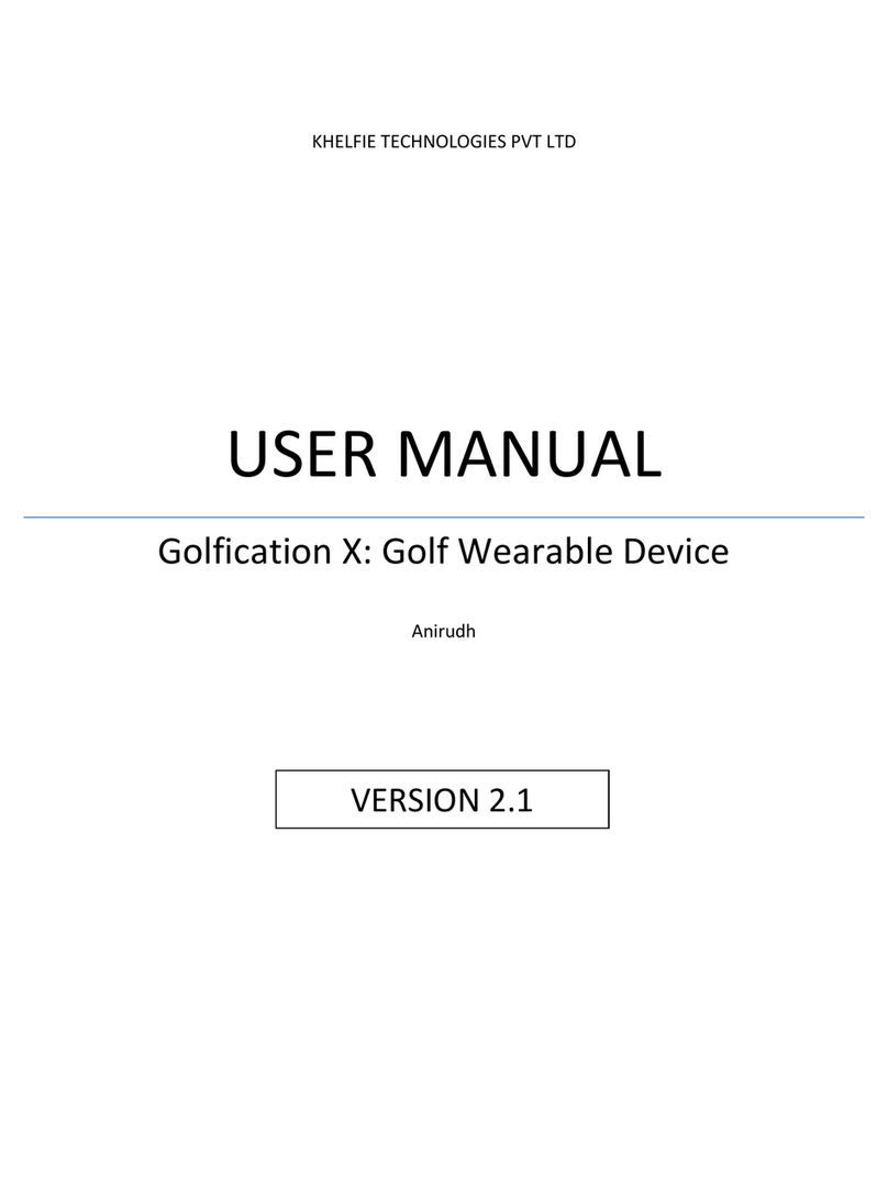 Golfication X user manual