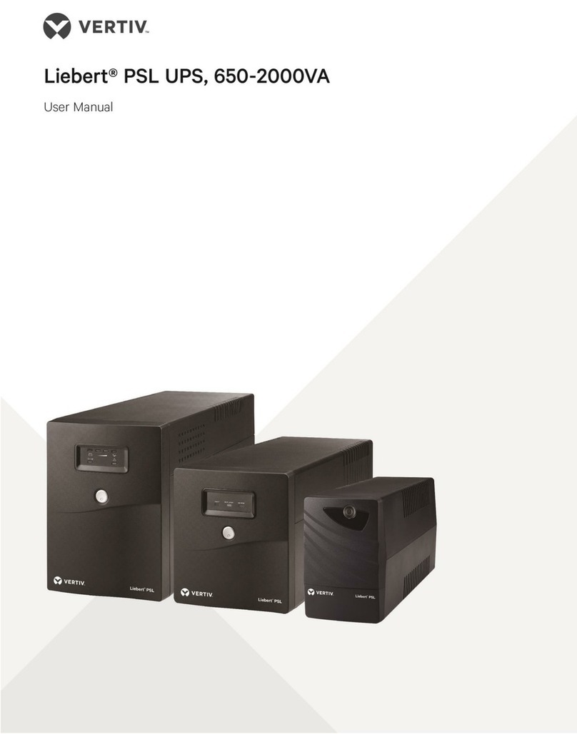 Vertiv Liebert PSL Series user manual