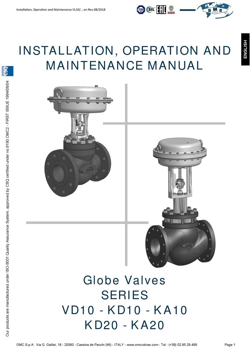 OMC VD10 Series User manual