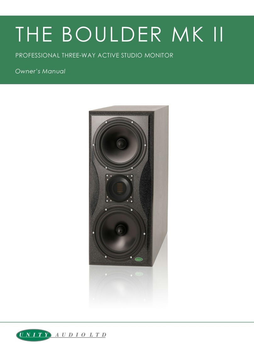 Unity Audio BOULDER MK II owner's manual