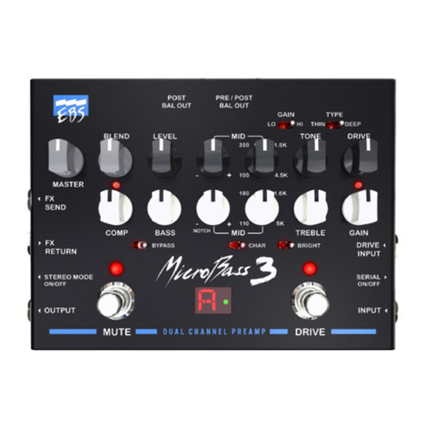 EBS MICROBASS 3 user manual