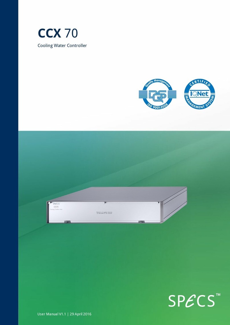 SPECS CCX 70 user manual